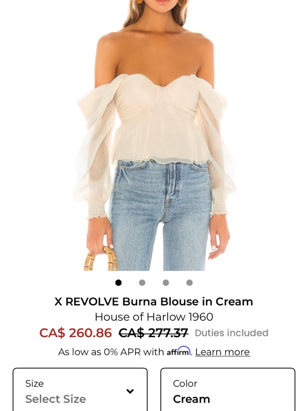 House of Harlow blouse